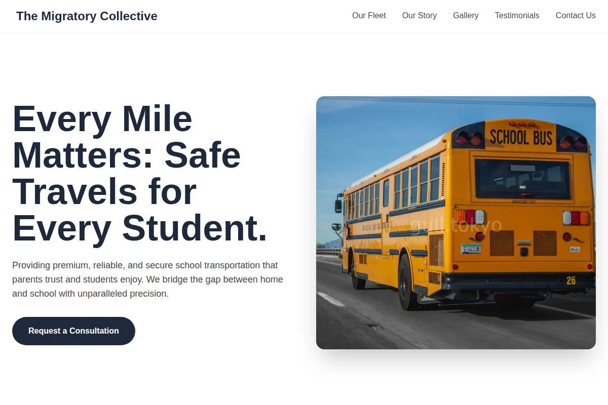 Wing School Bus