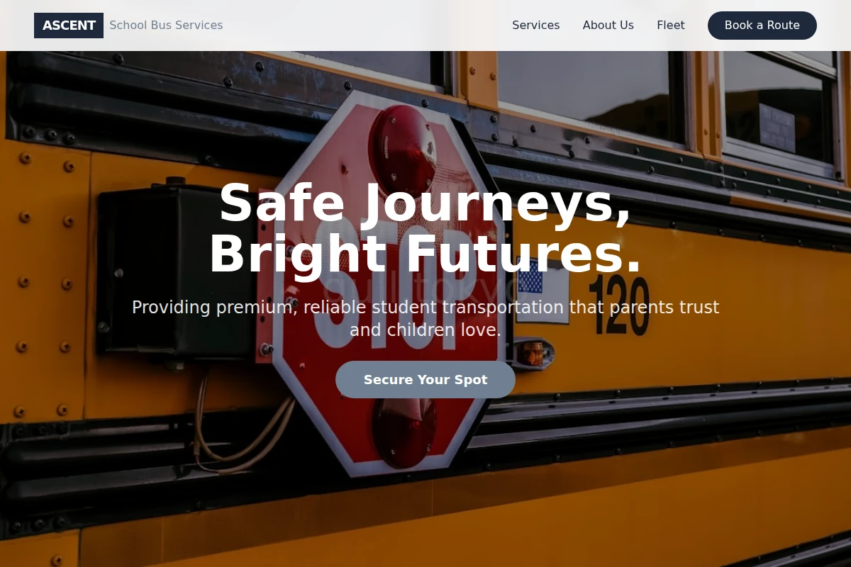 Ascent School Bus