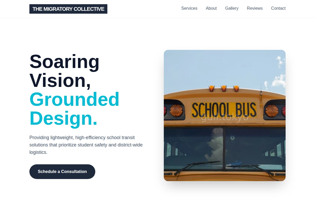 Light School Bus