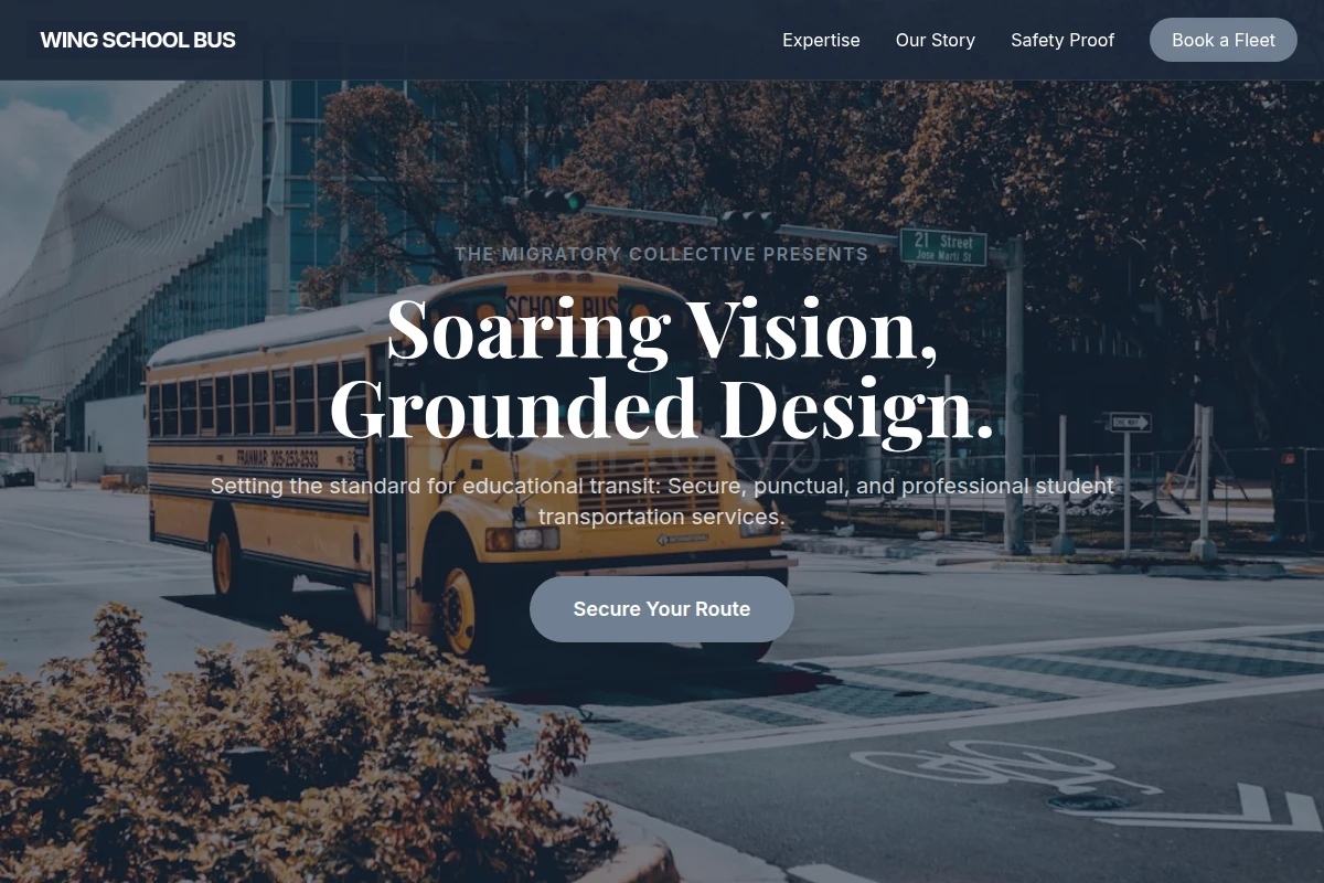 Wing School Bus