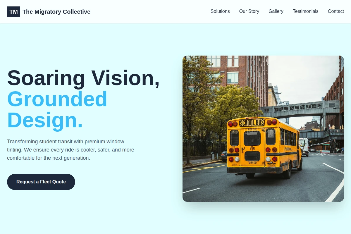 Tint School Bus