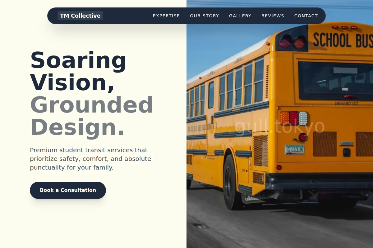Dusk School Bus