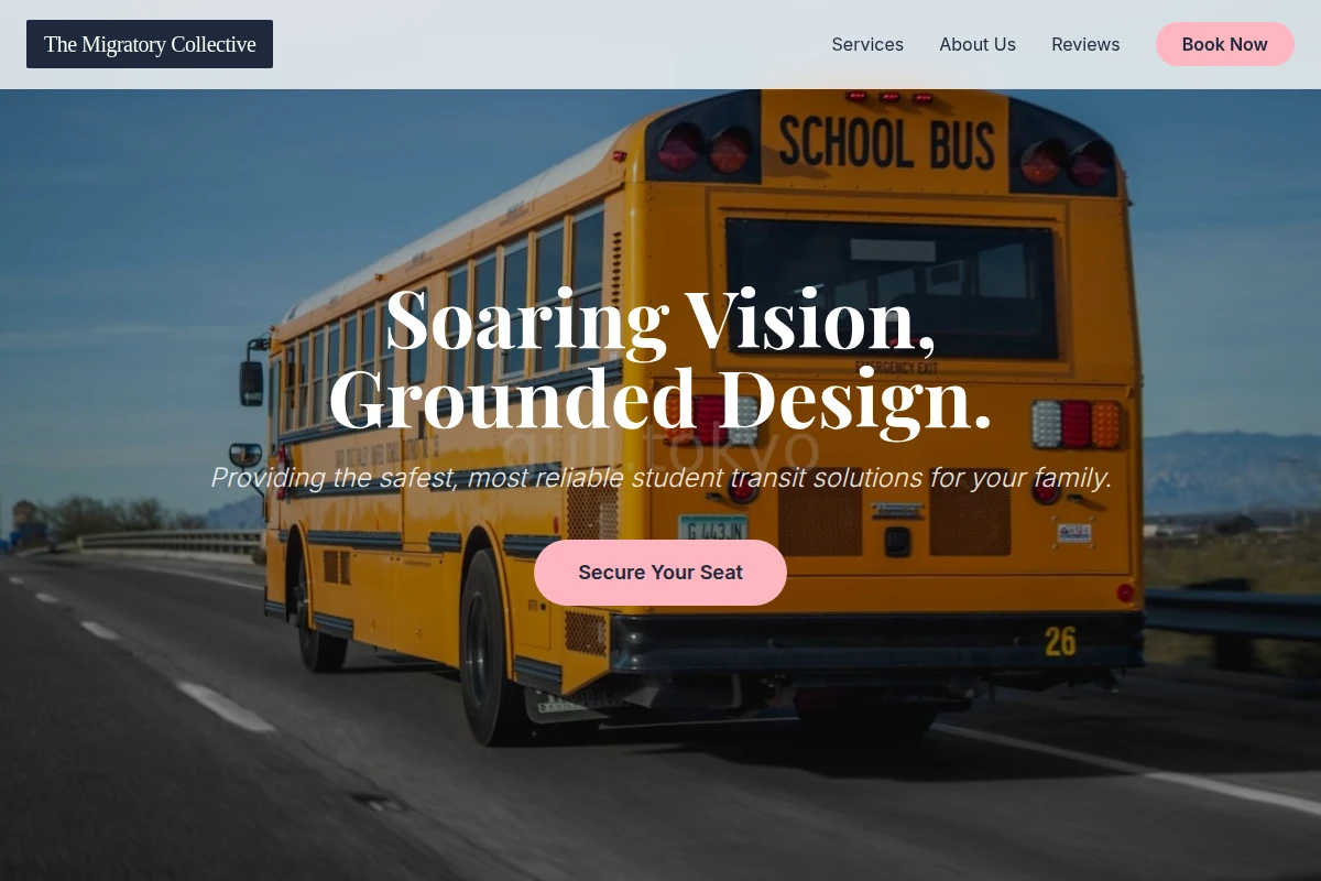 Dusk School Bus