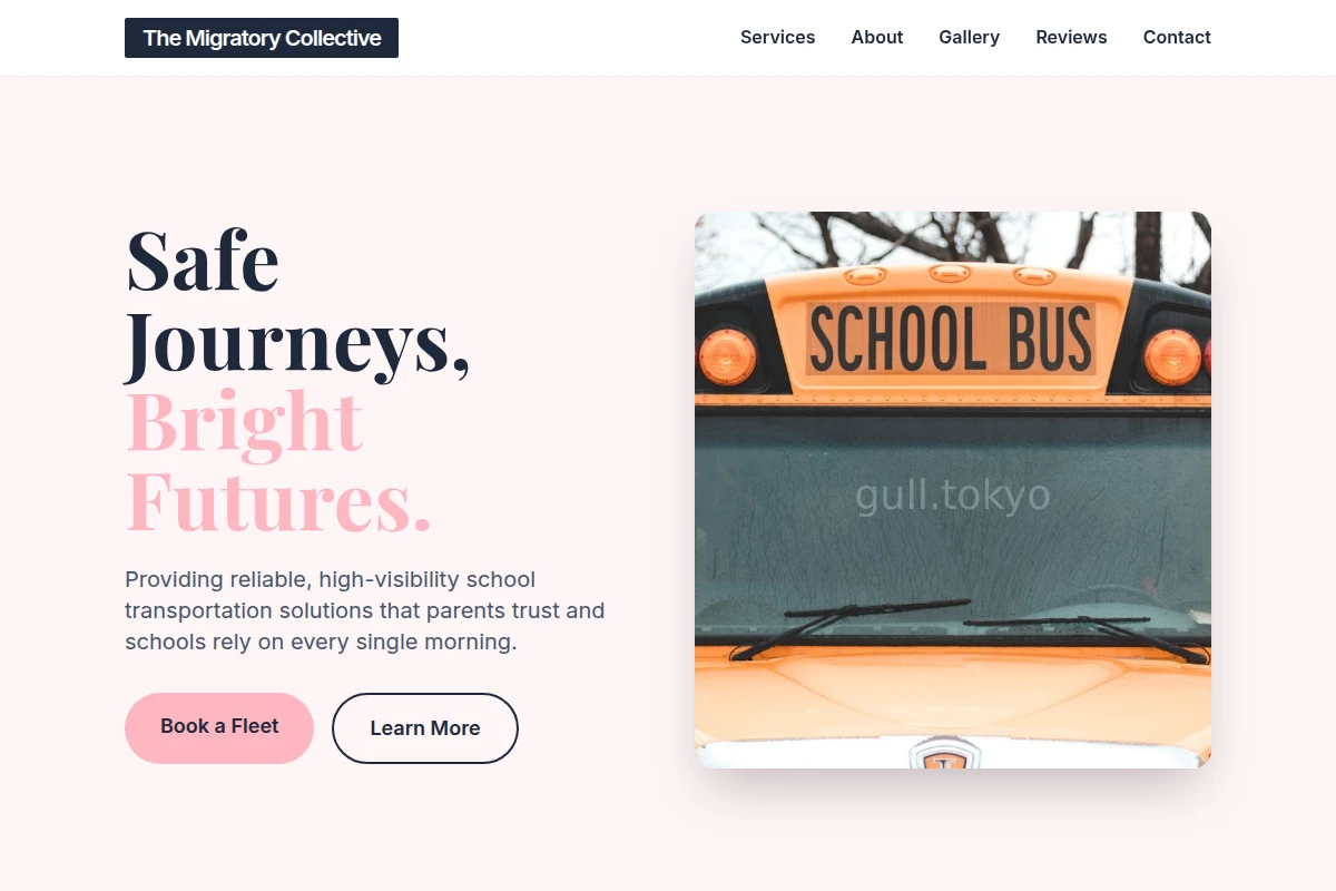 Neon School Bus